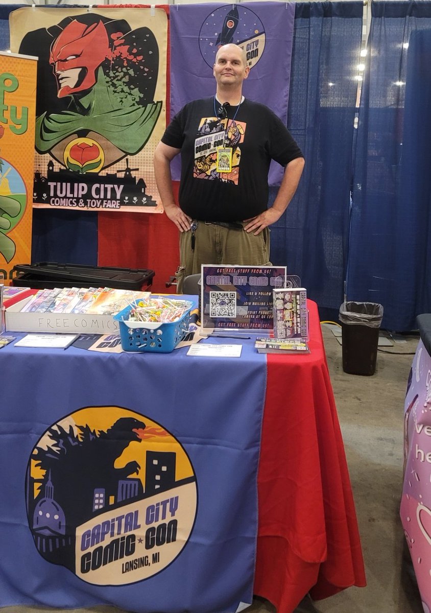 Find us this weekend promoting our 2024 event at #GrandRapidsComicCon!