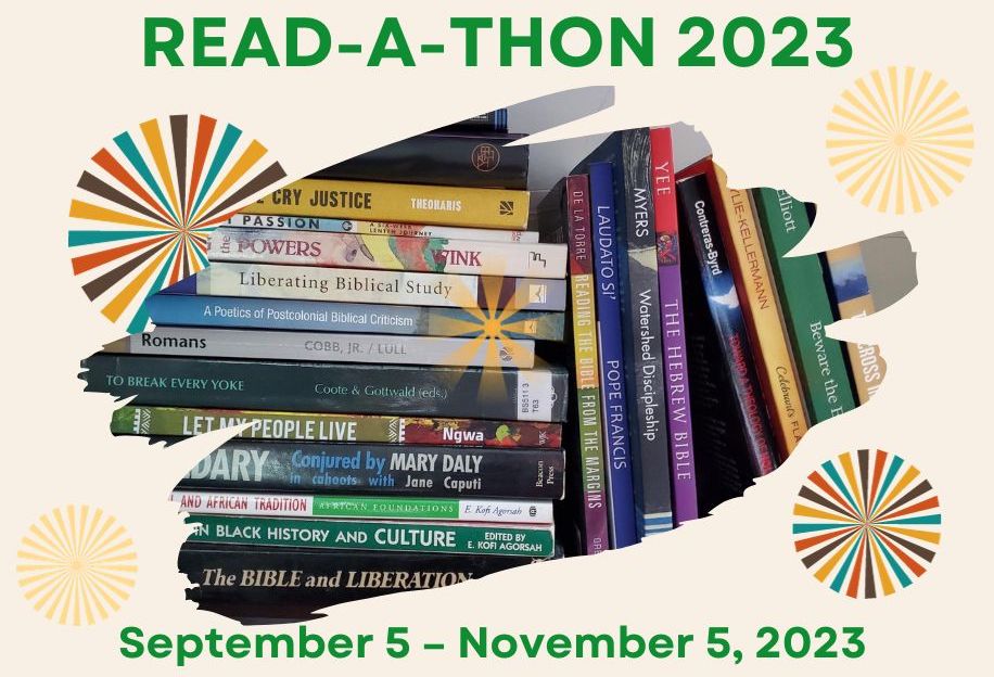 CLBSJ is reading for justice! Join this dedicated group of bibliophiles to extend access to critical, justice-oriented Biblical engagement. We're 42% to our goal with two days to go -- can you  chip in? Read and watch mini-reviews and make  your gift at go.rallyup.com/clbsj-readatho…