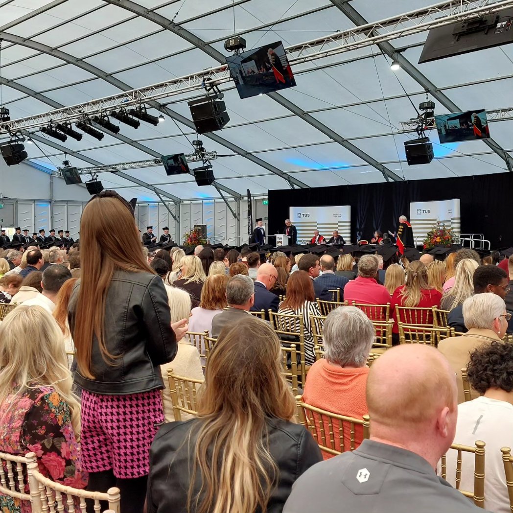 TUS_ie's tweet photo. And that's it, TUS Graduations 2023 is over for another year! Wishing all our Graduates over the past 4 days a massive congratulations! Enjoy the celebrations over the coming days. You worked hard for it 👏 

#TUSGrads2023 #WeAreTUS https://t.co/wNzwaheWnH