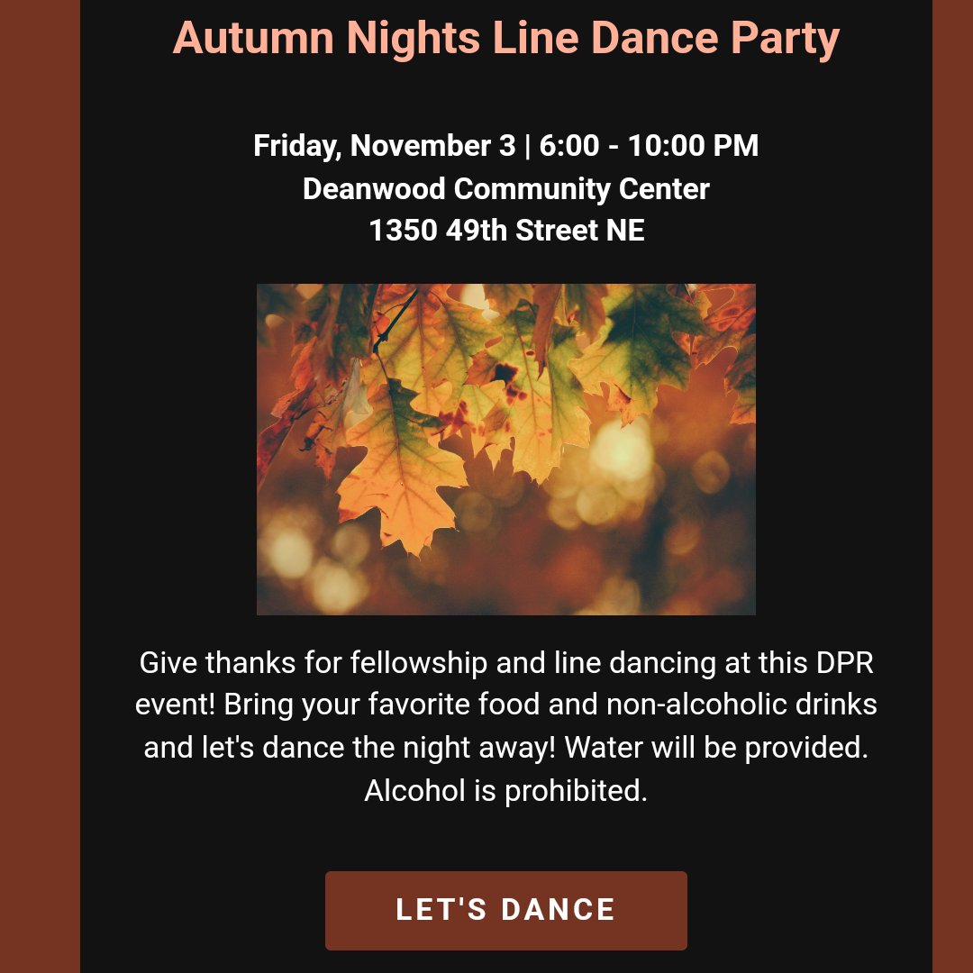 Tonight! Hand dancing at Deanwood Rec! …mnnightslinedanceparty.splashthat.com