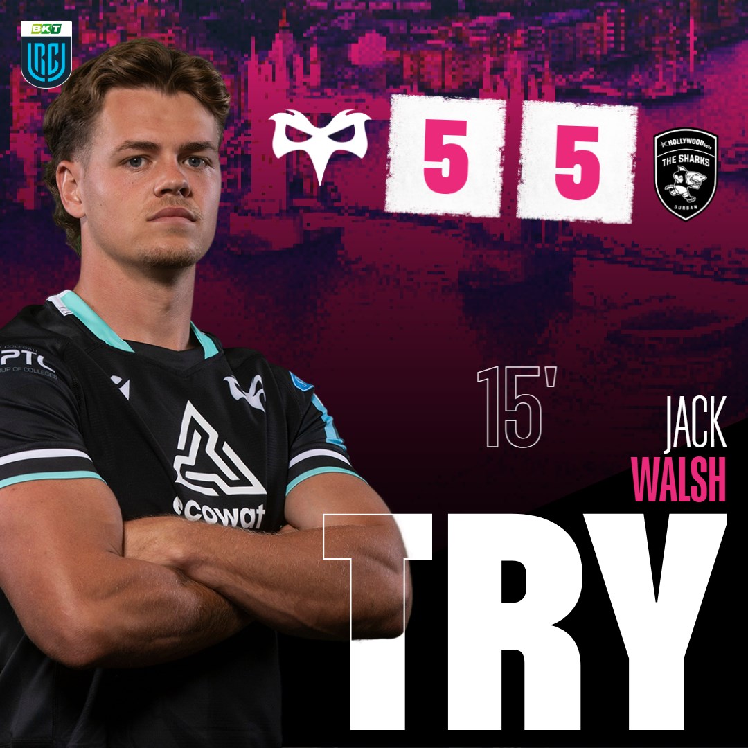 ospreys's tweet photo. 15'| TRY! After minutes of pressure on the Sharks line, Jack Walsh finds his way over the try line.
Conversion missed.
โซ5 - 5 โช
#SwoopToTheStoop | #BKTURC | #OSPvSHA https://t.co/c7uBH8ho6I