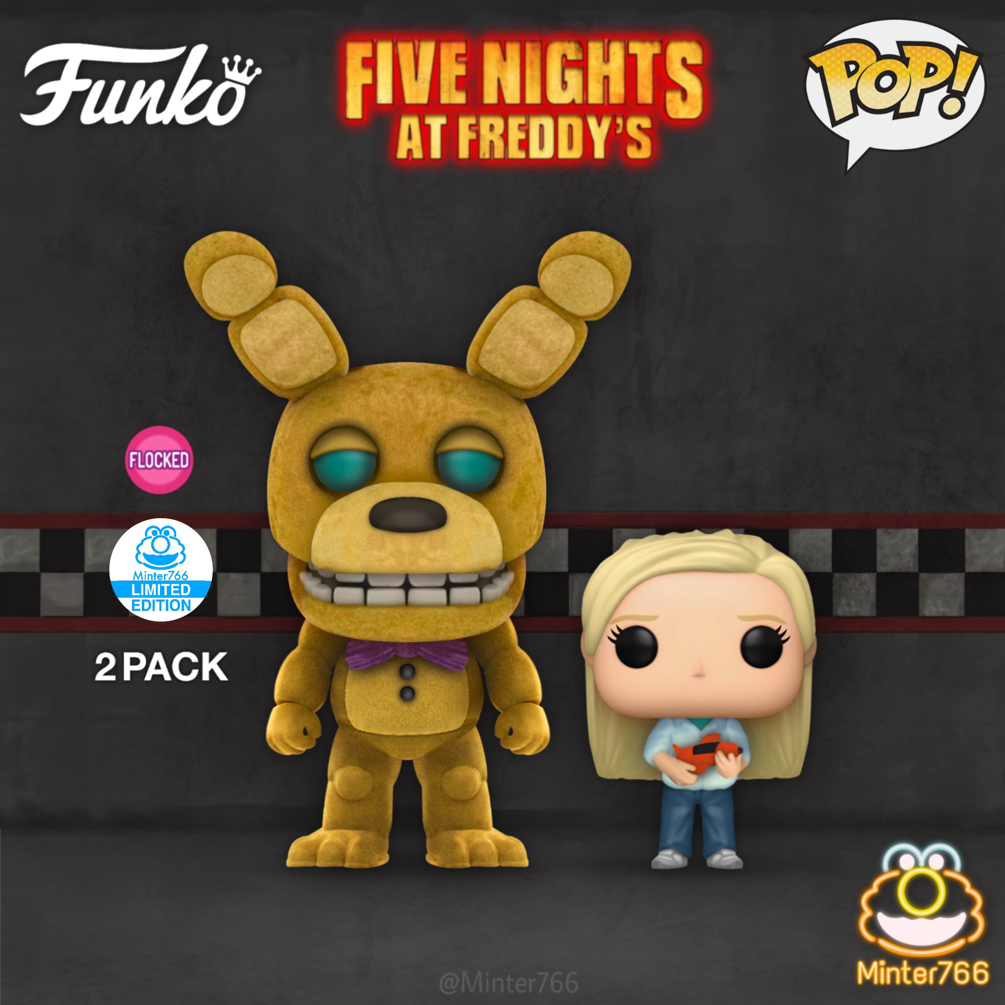 Minter on X: Five Nights At Freddy's Movie - Easter Eggs Pt.2  Funko Pop  Concept. #FNAF #FNAFMovie #FiveNightsAtFreddys #FreddyFazbearsPizza  #Freddyfazbear #HappyHalloween #Funko #FunkoPop #ConcepArt #Art   / X
