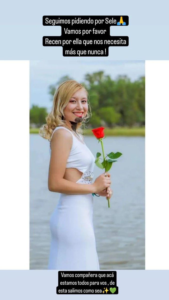 No importa de que religión sean o en que crean lo único que les pido por favor es que sigan pidiendo por ella, las buenas vibras de todos están llegando ✨ vamos compañera que no pienso bajar los brazos, de esta salimos como sea te lo juro💖