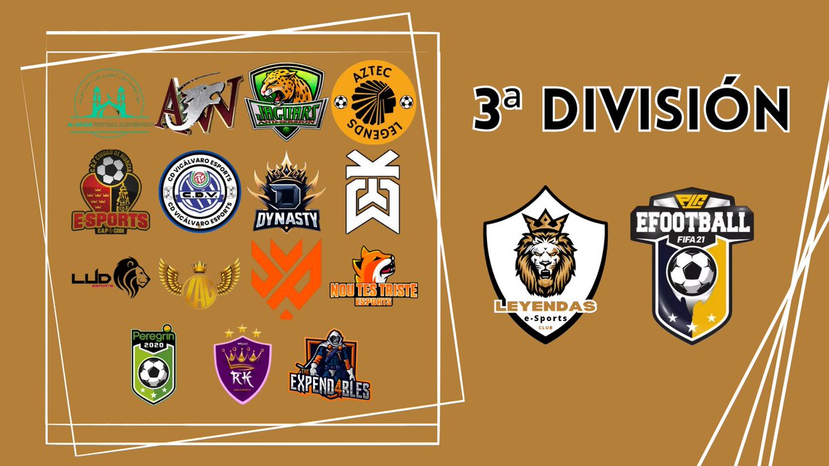 Leyendas_EC's tweet photo. ๐ฃ RIVALESโ
๐ @PLGeFootBall 3ยช Divisiรณn
@Al_Rezar @ALPHAWOLFS2 @AnimersionGames #AztecLegends @esports_CDM @eSportsCDVical @DynastyEsports0 @KodeGamingES @LUD_ESPORTS @LagazosLegends @LyokFoxEAFCPS5 @noutestriste @PRGRN_eSports @RoyalKieSports @TH4_Spain https://t.co/CpPIVmoqjH