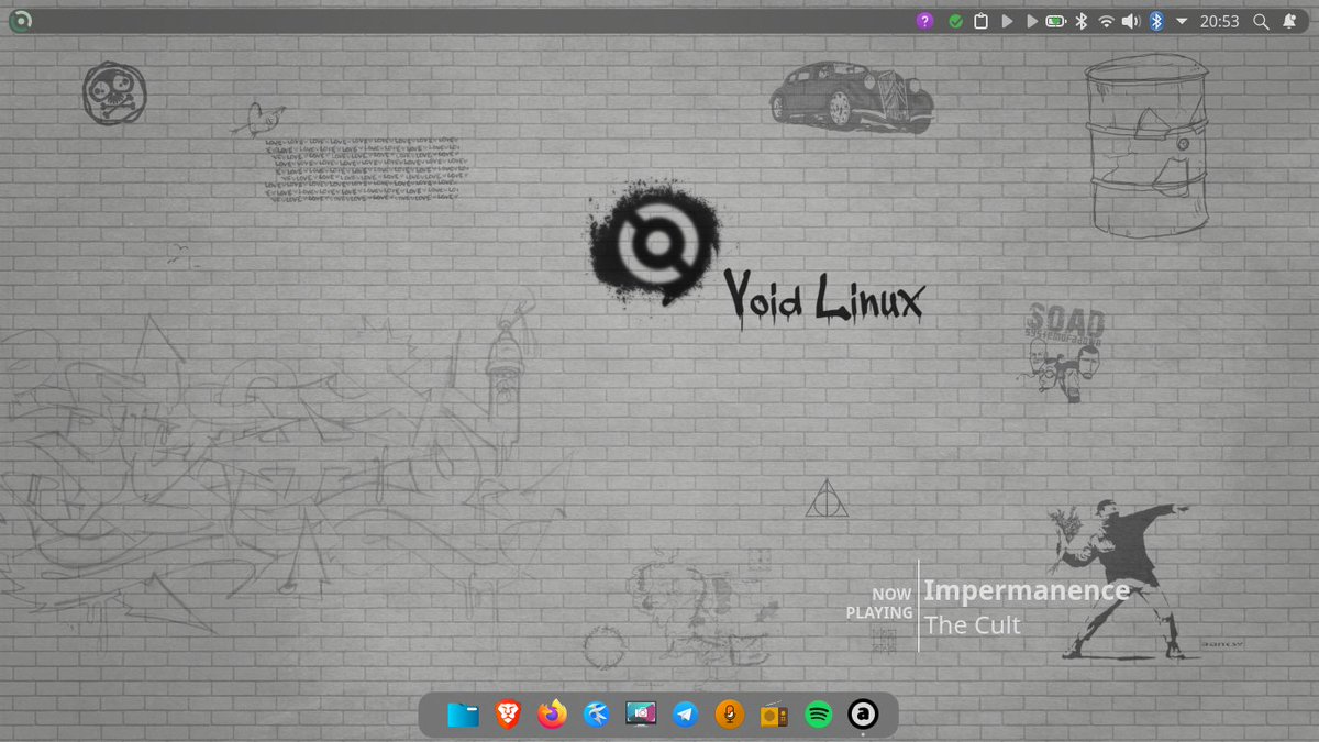 JuanAlGr's tweet image. Y en mi portátil Asus de pruebas.... 🤔 también #VoidLinux con Plasma!!!
"Enganchao" me tiene esta distro. 🥰😆