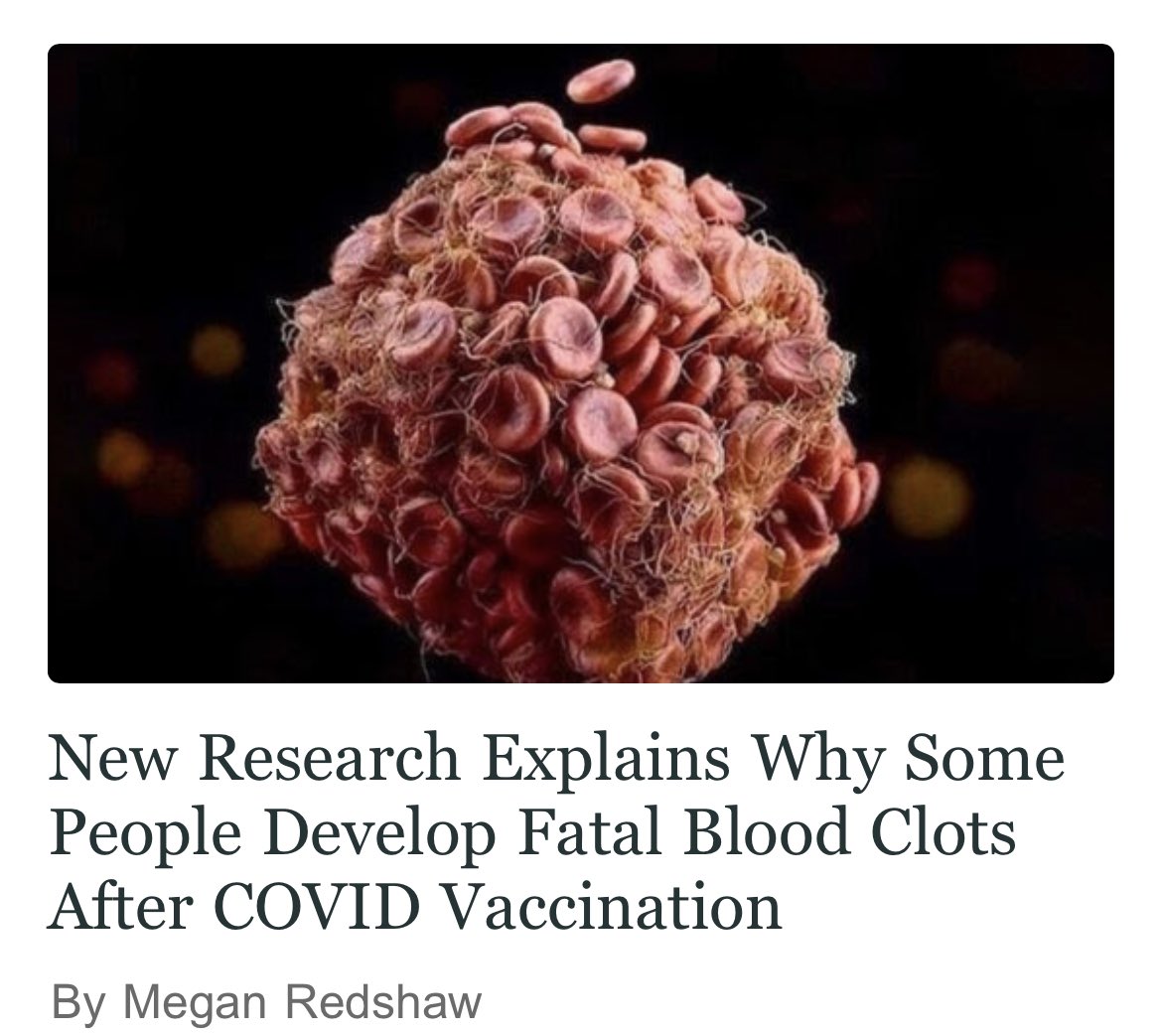 No widely used uncontrolled product should be in public use causing fatal blood clots and loss of American lives.  Employers, schools, teams, health systems should stop recommending it.  Push it off the market for lack of safety to public.  #courageousdiscourse