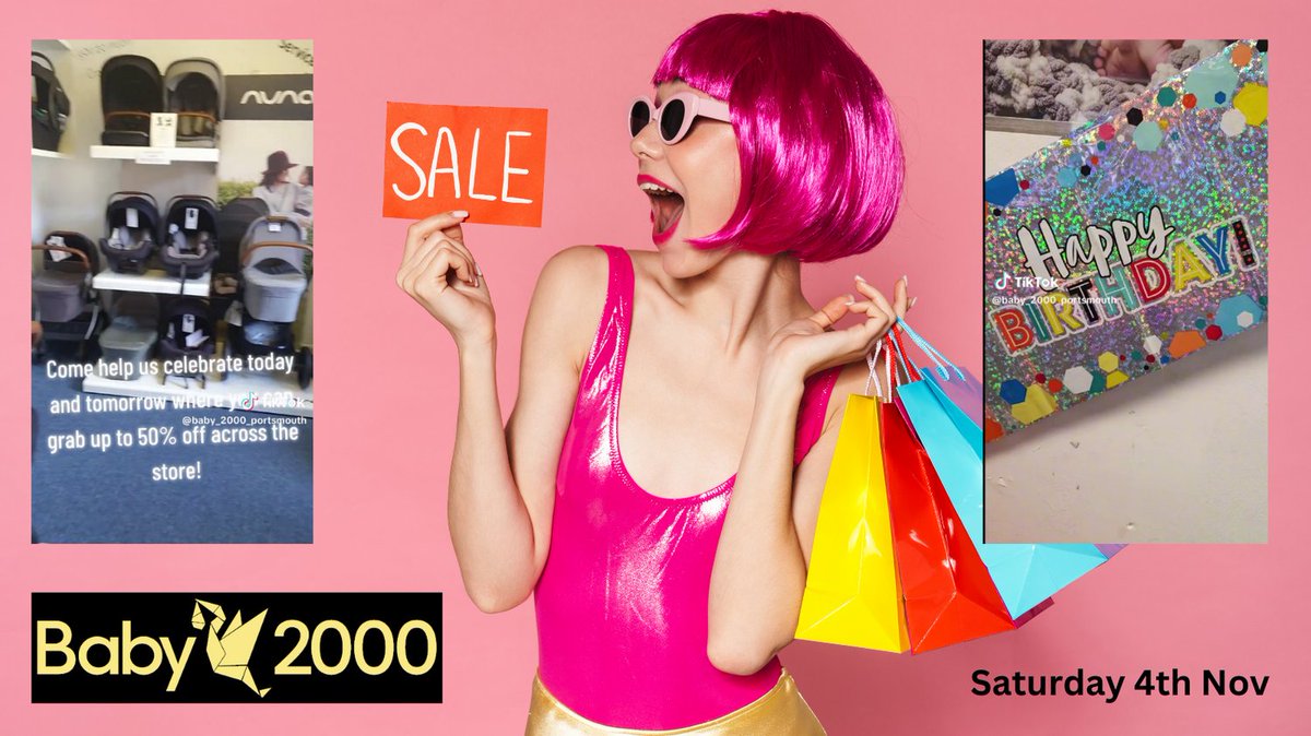 Drop into our store on Saturday 4th November to join us celebrate 25yrs with cake and fantastic bargains. 

baby-2000.co.uk

#BabyStyle #Bugaboo #Egg #Joie #Joolz #iCandy #Icklebubba #MaxiCosi #Nuna #Oyster # UPPAbaby #Venicci
#Portsmouth #LowestPrices #TravelSystem