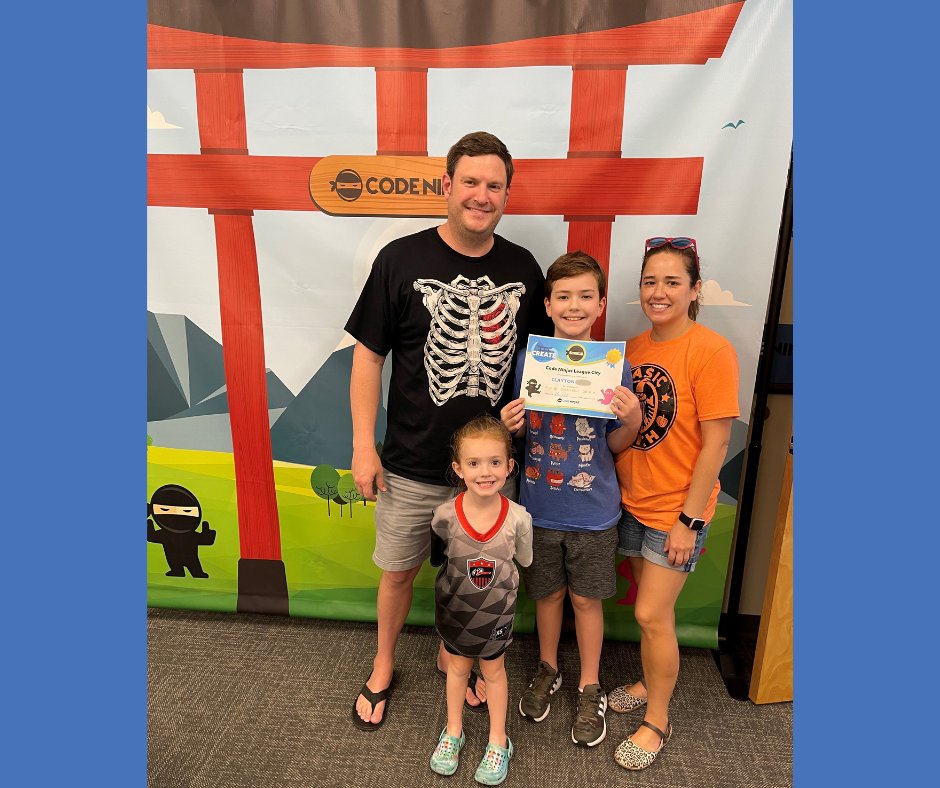 CodeNinjas4's tweet image. Code Ninjas League City is excited to announce that our ninja Clayton BELTED UP TO BLUE! We are extremely proud of Ninja Clayton and all the hard work he has done to get to this point! CONGRATULATIONS CLAYTON!