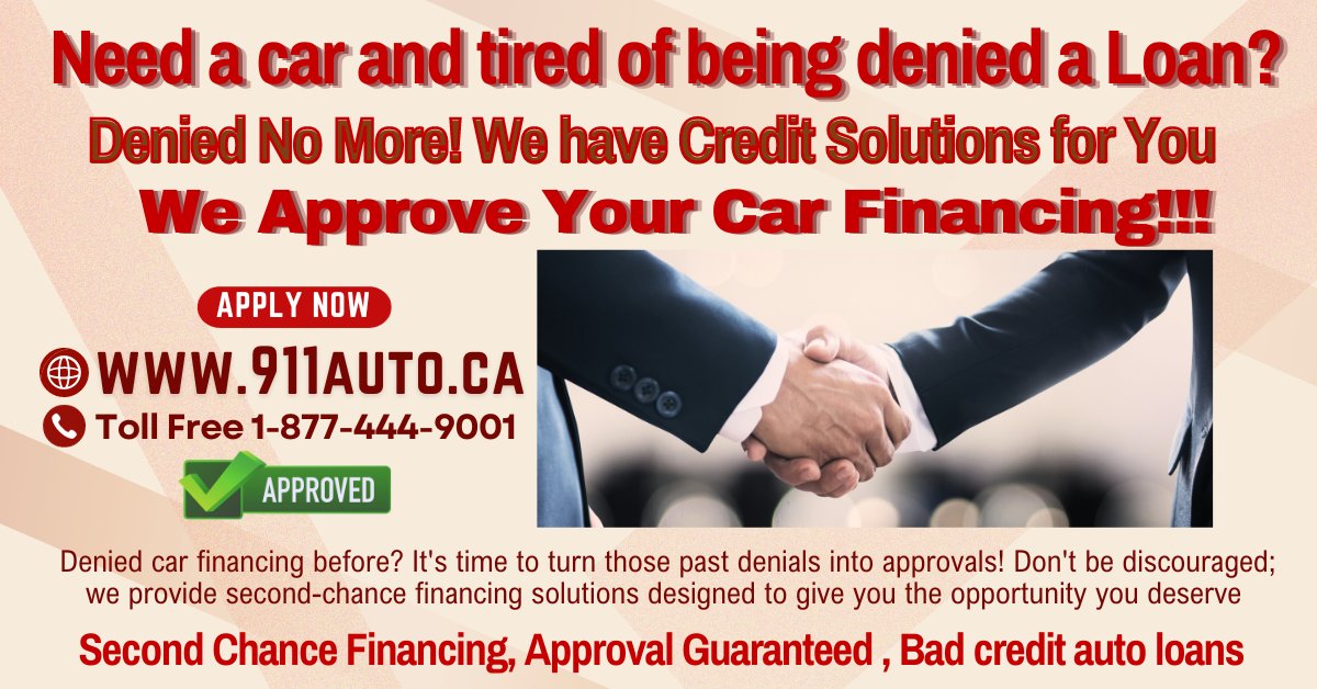 💔 Denied car financing before? It's time to turn those past denials into approvals!.#SecondChanceFinancing #ApprovalGuaranteed #CarApproval  #CreditSolution #CarFinancing #AutoLoans #CarCredit #DriveInStyle #91Auto #NewCars #UsedCars #badcreditautoloans #credithistory #autoloans