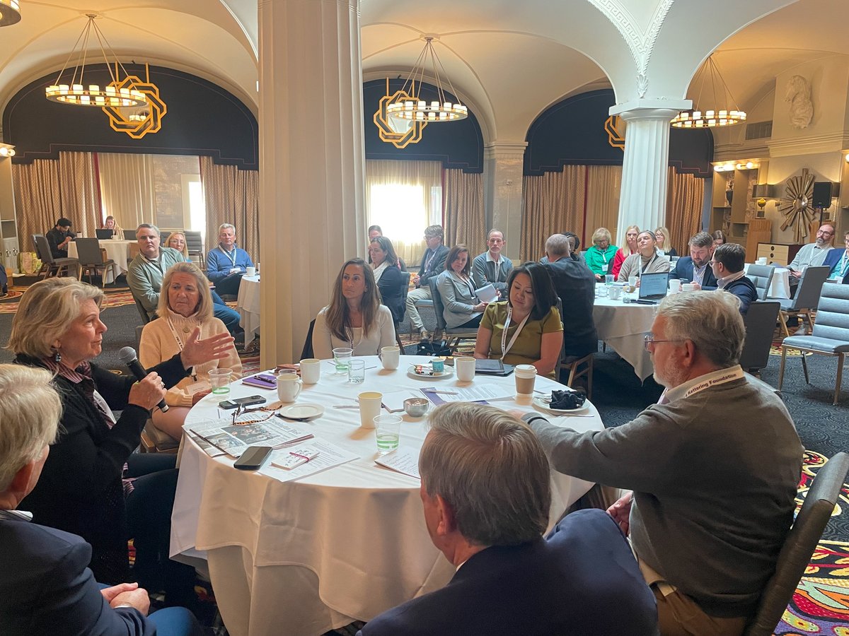 We closed out our #ElectionSymposium with @KetteringFDN this morning with group discussions on common themes from the past few days, and action items we can take to promote trust in our elections. So grateful to everyone who came and participated – it was a fantastic experience!