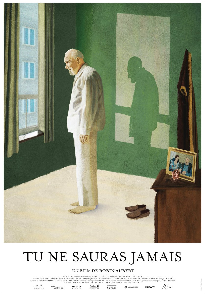 Ne manquez pas la première mondiale du tout nouveau film de Robin Aubert, TU NE SAURAS JAMAIS 👴🏻, ce vendredi 10 novembre à 18h au <a href="/cinemania_mtl/">Festival de films francophones CINEMANIA</a> 👇

“Isolé en résidence, un vieil homme met tout en œuvre pour revoir la femme qu'il aime une dernière fois.”

festivalcinemania.com/fr/films/tu-ne…