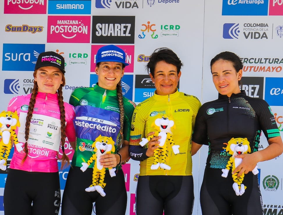 Estamos muy ORGULLOSOS del proceso de crecimiento de nuestro <a href="/eqmujeresant/">equipomujeresantioquia</a>. Hoy Gabriela López, con un tiempo excepcional, logró el segundo puesto en la etapa 2 del #TourFemenino2023 en Mocoa. 

¡#AntioquiaEnBici es ALEGRÍA y ESPERANZA!👏