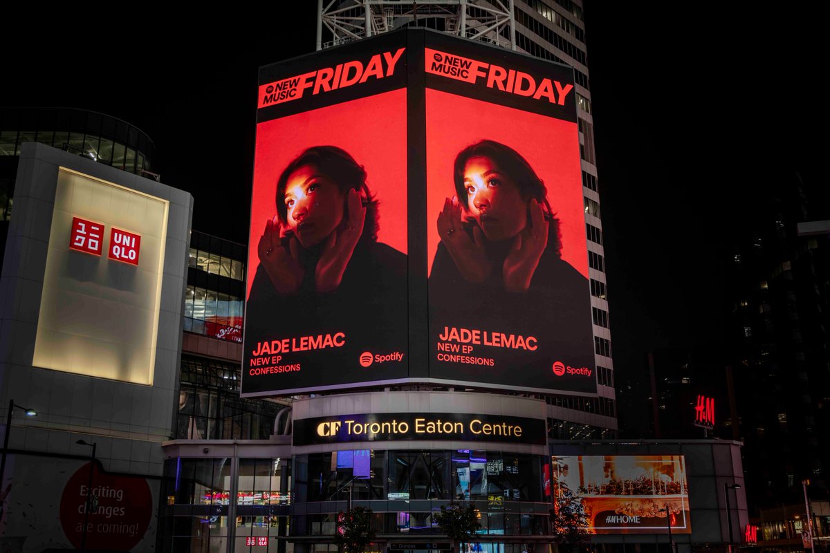 thank you so much <a href="/SpotifyCanada/">Spotify Canada</a> for putting me on the billboard once again!! means the actual world❤️❤️ hope everybody is enjoying ‘Confessions’❤️❤️