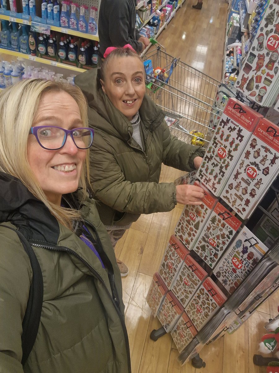 Mandymo4's tweet photo. Last Friday versus this Friday
Aka normal Fridays resumed 
#gymsession #shapping #poundshop #cuppa
#MyBigSis #Guardianship #♥️her 
#SheLovesTooShop 
#SocEntNIAwards23 https://t.co/iGig6kAEBu