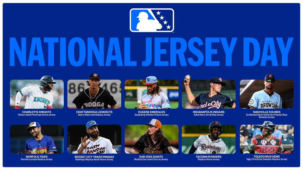 Happy #NationalJerseyDay! Here are some of the top threads from around the Minors this year: atmilb.com/3G3Jt8V