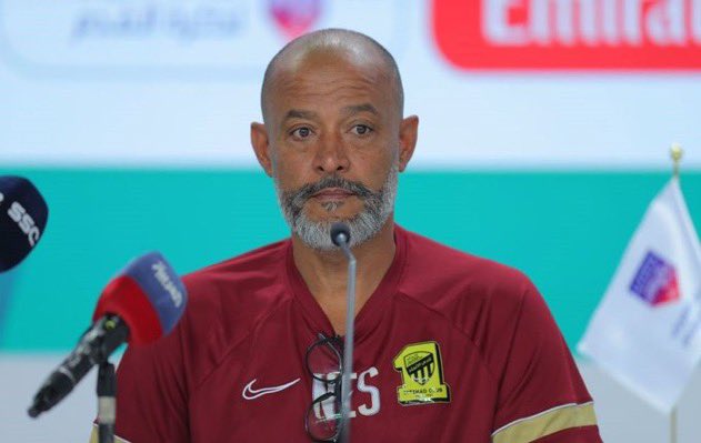 نونو سانتو في المؤتمر الصحفي
للاسف لاعبين الاتحاد لا زالو يمرون بحاله نفسيه صعبه بسبب خسارتهم من الاهلي ولهذا السبب خسرنا كثير من النقاط حاولت تكراراً إخراجهم من هذه الازمه ولم استطع ويبدو انها ستدوم معهم طويلاً
 #اقاله_نونو_سانتو  #الاتحاد_الشباب