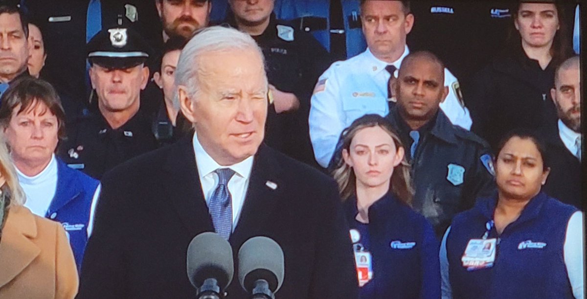 President Biden speaking on #gunviolence in #Lewiston #Maine, urging common sense #gunlaws that protect #families, #children, and #communities.