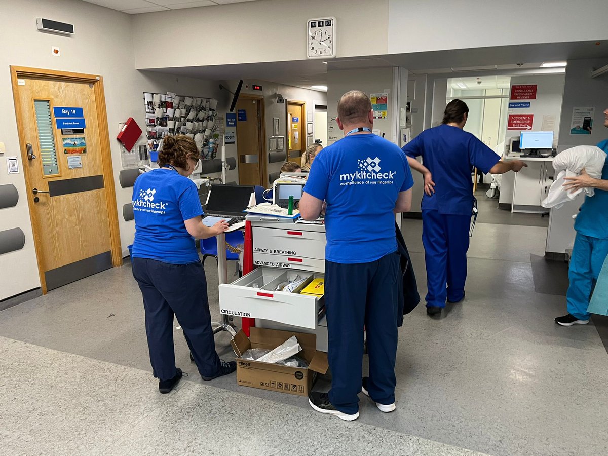 Today we started rolling out My Kit Check on our weston site. Improving patient safety and governace <a href="/mykitcheck/">MyKitCheck</a> <a href="/uhbwNHS/">University Hospitals Bristol and Weston NHS FT</a>