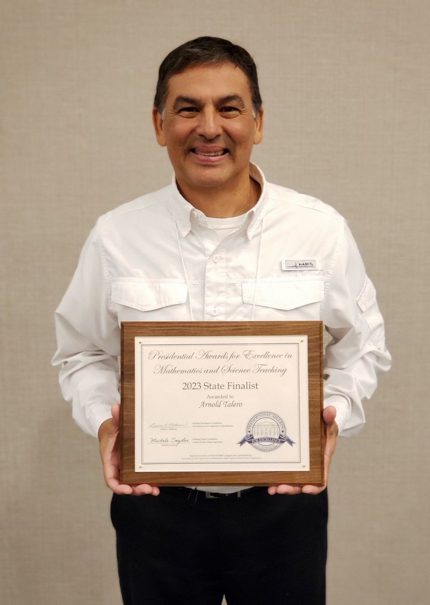 NHS_Titans's tweet image. Congratulations to our very own Mr. Talero on being named as a state finalist in the Presidential Award for Excellence in Mathematics and Science Teaching! This is a huge honor to be selected from all of the nominees across the state! #NorrisTitans @norris160
