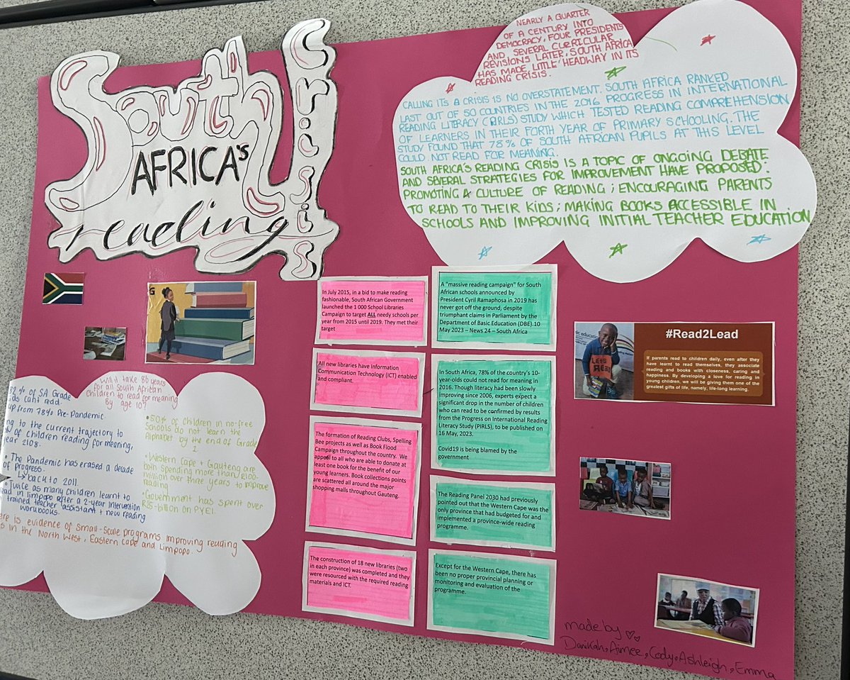 Some of the amazing group posters completed by Higher Modern Studies pupils this week on one of the three government strategies we are learning about in class that the South African Government are using to tackle education inequality 🎨🖌️👩‍🎨👨‍🎨