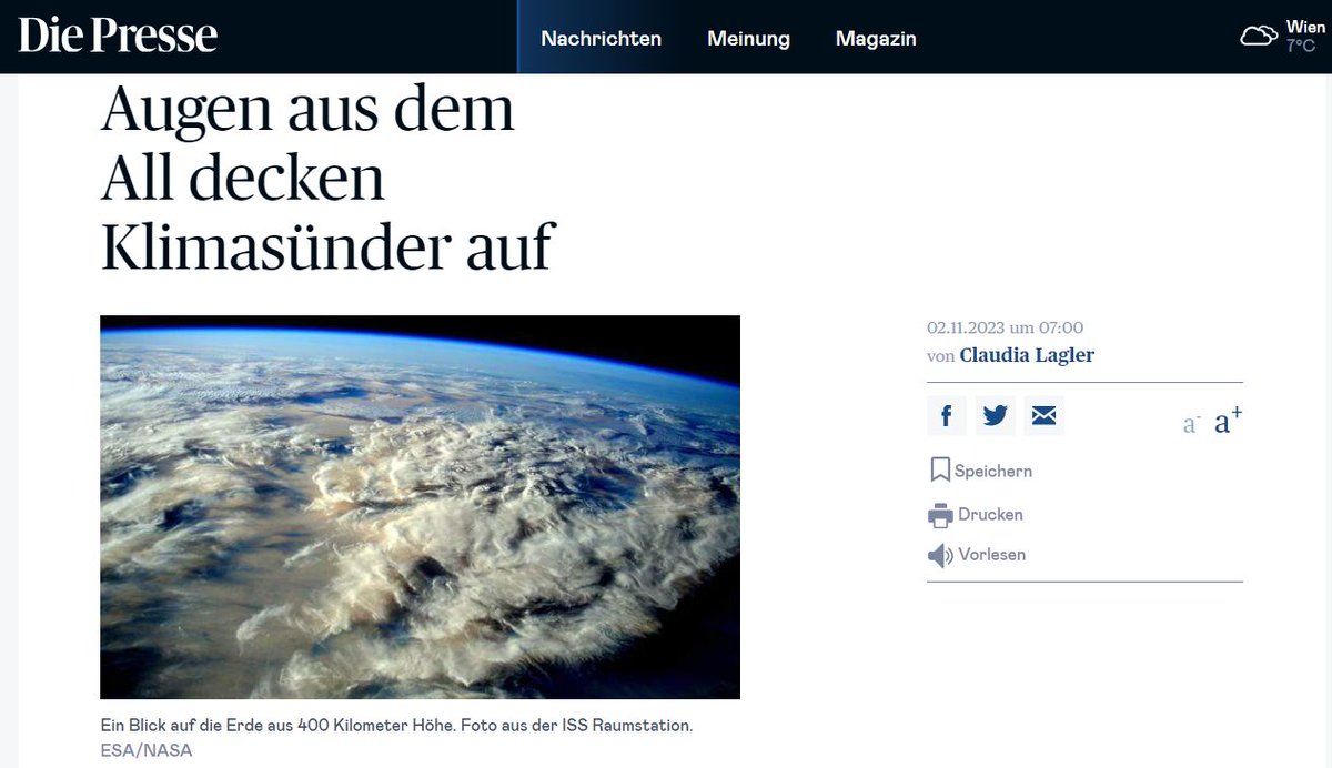 'Big Data from Space' - diepresse.com/17770140/augen… | science.apa.at/power-search/9…