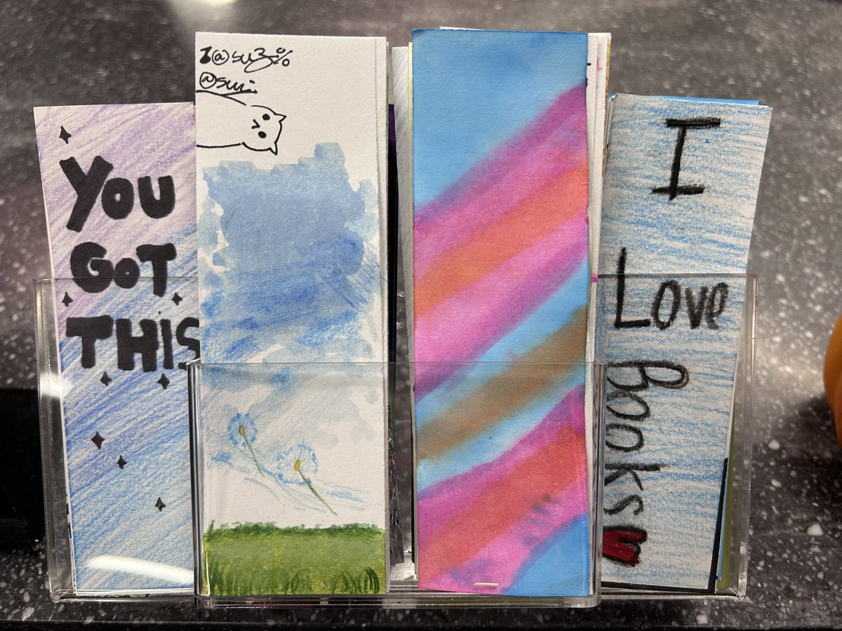 CMSE Library (@cmse_library) on Twitter photo So excited to partner with Art classes to bring unique bookmarks to our library! What a great way to showcase student art! Well done, Broncos! And thank you! ❤️🎉👏🏻 <a href="/coppelleast/">Coppell Middle School East</a> <a href="/CISDlib/">Coppell ISD Libraries</a> So excited to partner with Art classes to bring unique bookmarks to our library! What a great way to showcase student art! Well done, Broncos! And thank you! ❤️🎉👏🏻 <a href="/coppelleast/">Coppell Middle School East</a> <a href="/CISDlib/">Coppell ISD Libraries</a>