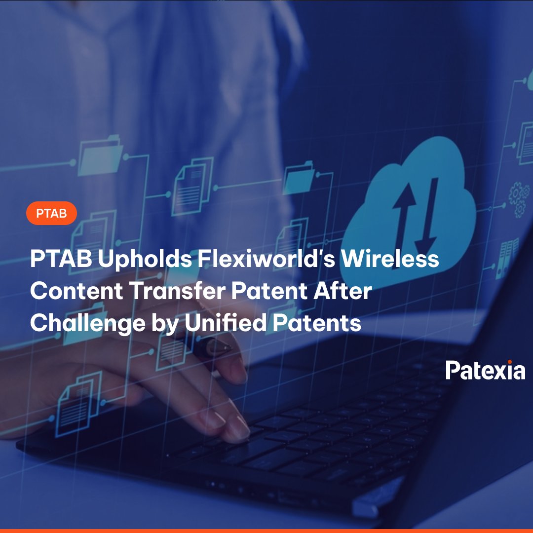 In a recent legal showdown, the Patent Trial and Appeal Board (PTAB) has issued a significant ruling in favor of Flexiworld Technologies Inc. 📡📺

services.patexia.com/feed/ptab-upho…

#ptab #patent #litigation #invalidation #infringement #uspto #interpartesreview