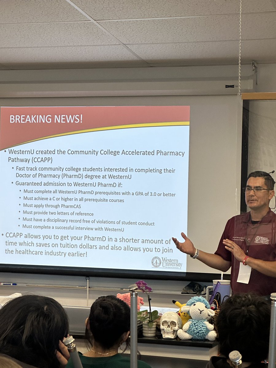 hellomsyang's tweet photo. Thank you Mr. Machado @WesternUPharm for coming to @ChaffeyHSTigers Career Day! We learned so much! https://t.co/erHW0IIsEa