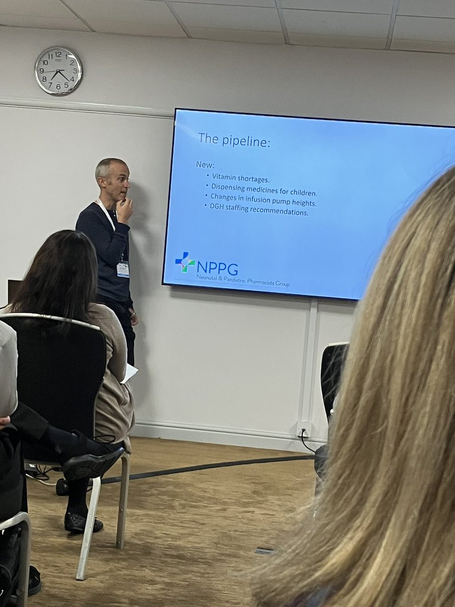 pharmernic's tweet photo. #NPPG2023 @EditorNPPG 
Great session by Andy discussing the power of NPPG position statements. Who has read about administering injection solutions via the intranasal route this week? https://t.co/IANwk09GLZ
