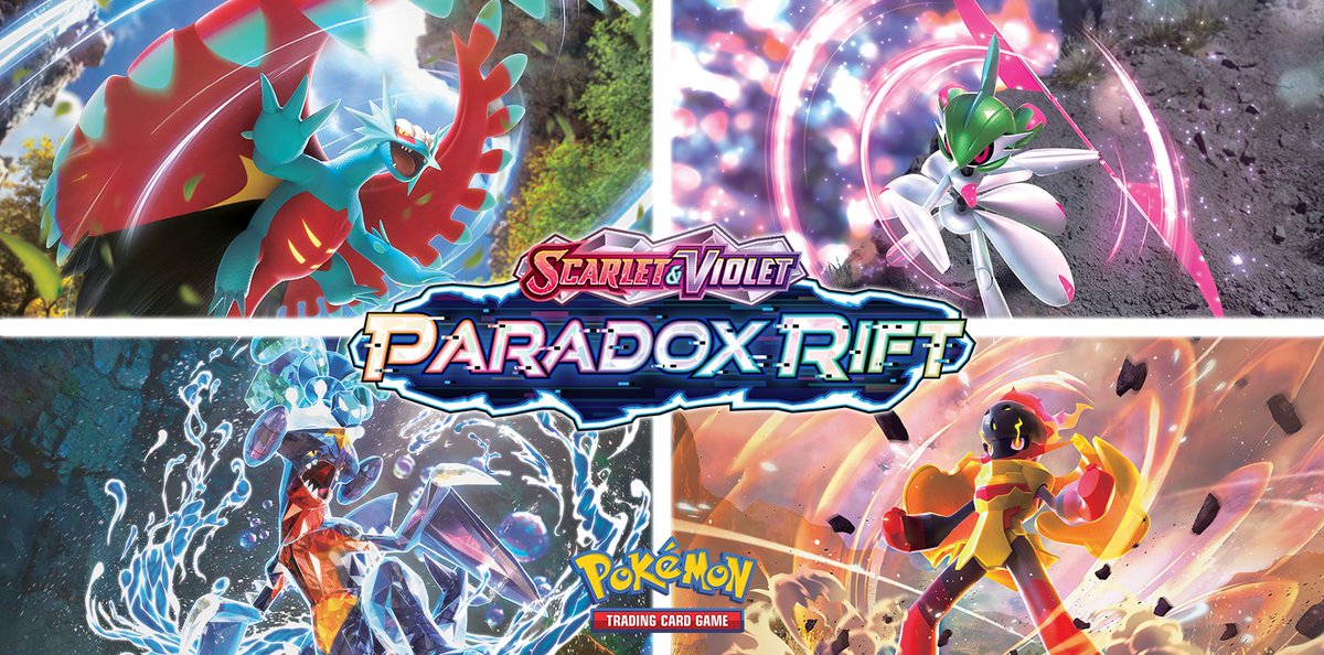 MegaZone_'s tweet photo. Happy #ParadoxRift launch day! 🎉
For all your #PokémonTCG needs, visit our webshop ➜: https://t.co/BXO5KNJV78
See you there! 👋 https://t.co/TyGzApQAMB