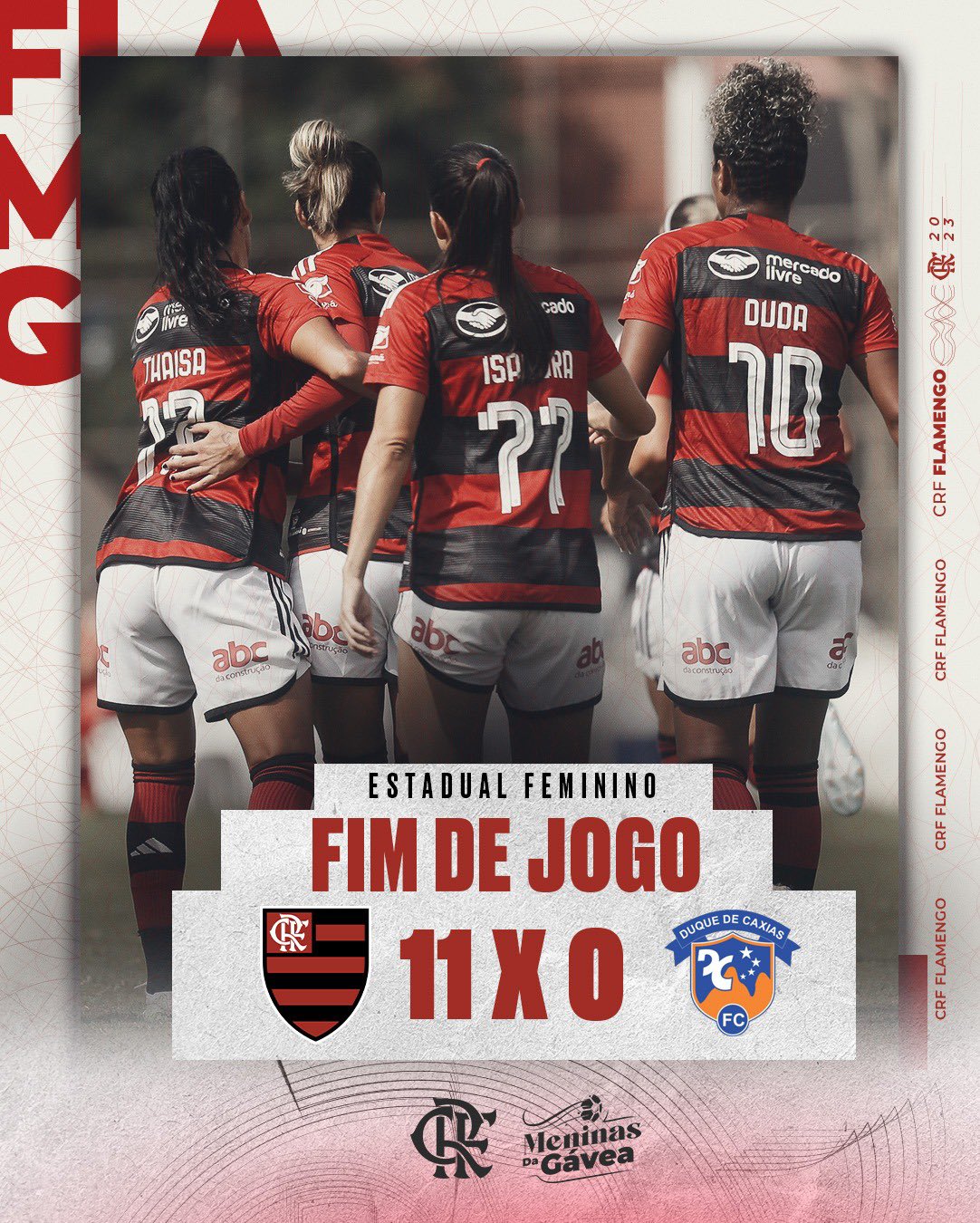 Flamengo on X: 6-1 Após bonita triangulação entre Darlene, Pimenta e  Duda, a camisa 10 das #MeninasDaGávea marca o sexto gol do Mengão! 📺:   #VamosFlamengo  / X