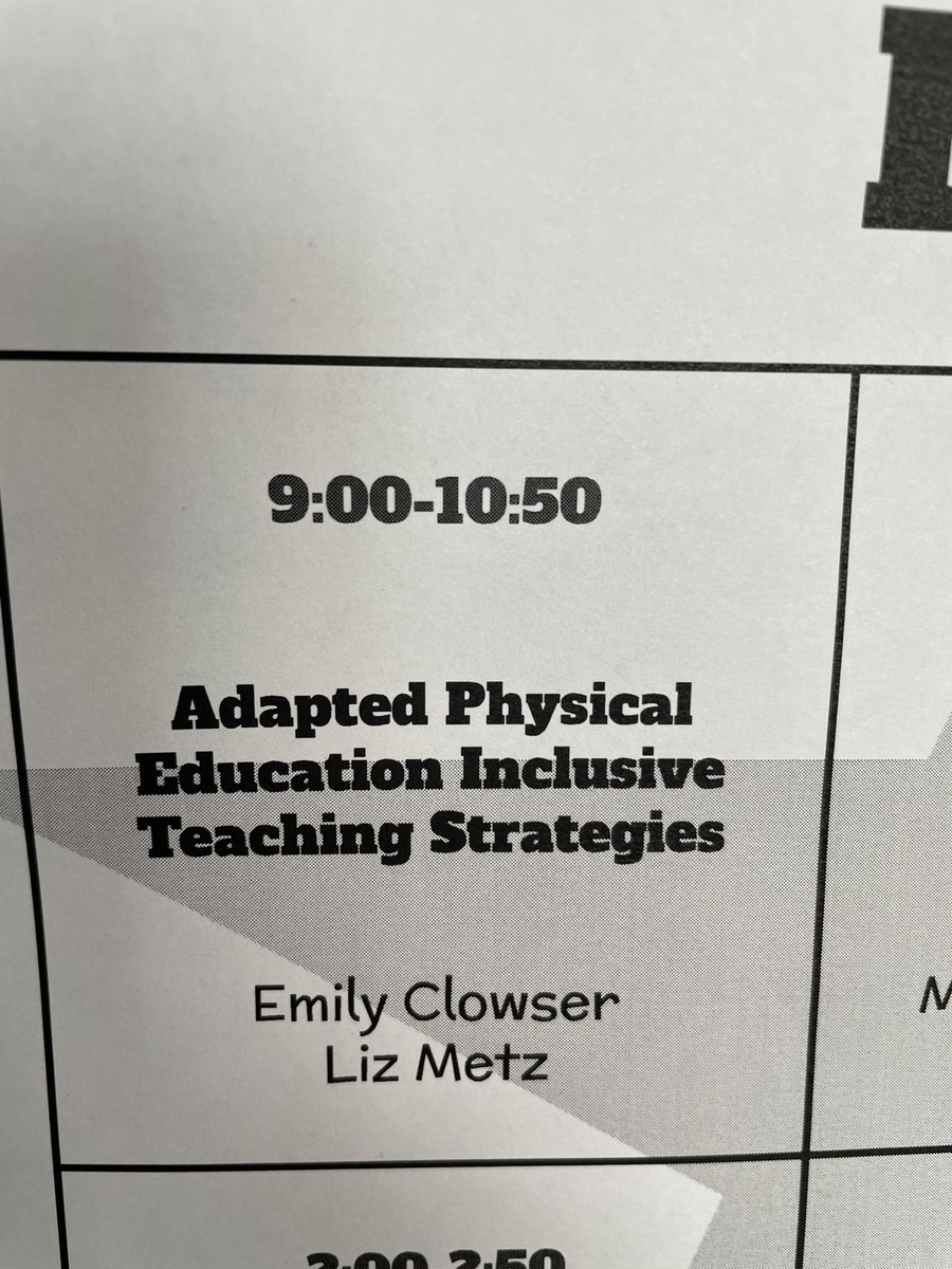 FCPSAdaptedPE's tweet photo. Day 2 at @NAPEC2021 did not disappoint today! We had a great group for our session this morning sharing amazing adaptive equipment & inclusion strategies! Followed that with awesome sessions by great APE Leaders! #NAPE53 #FCPSMD #FCPSPE https://t.co/AjnM3SG745