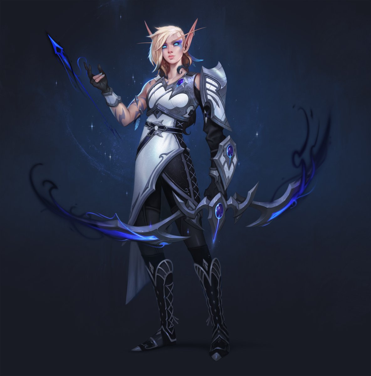 Wowhead's tweet photo. In The War Within press kit, Blizzard has added new key art for the main characters in the new expansion, Alleria, Xal'atath, Anduin, and Thrall.

#Warcraft

https://t.co/sQmcl4fNrX https://t.co/GIl98tdpkL