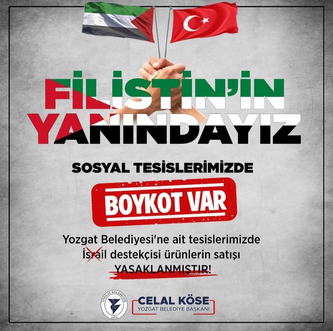 Hassasiyetlerinden dolayı Yozgat Belediye Başkanımız <a href="/celalkose66/">Celal Köse</a> Bey'e teşekkür ediyorum.