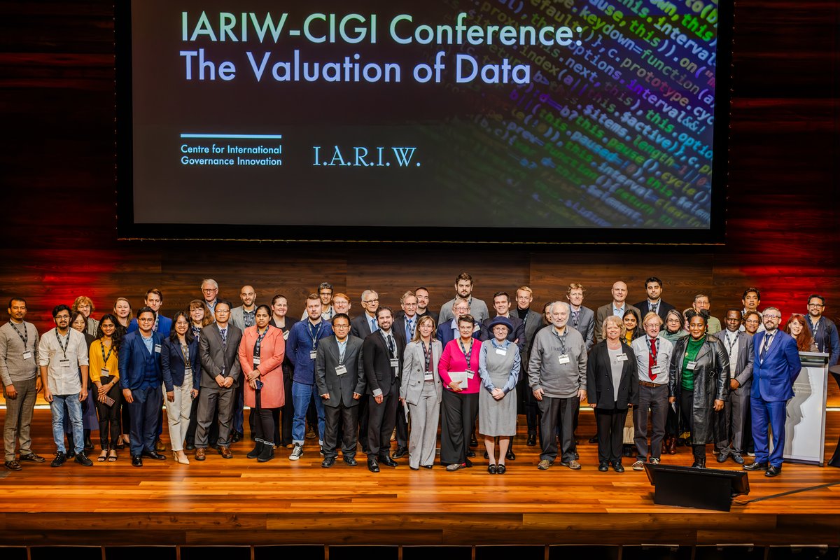 CIGIonline's tweet photo. Thank you to everyone who attended the IARIW-CIGI conference on The Valuation of Data!

This conference was 2 days of great discussion on how we can drive transformative impact in the field of data valuation and ways we can push the boundaries of new knowledge on this topic. https://t.co/Q5QzO0AMTg