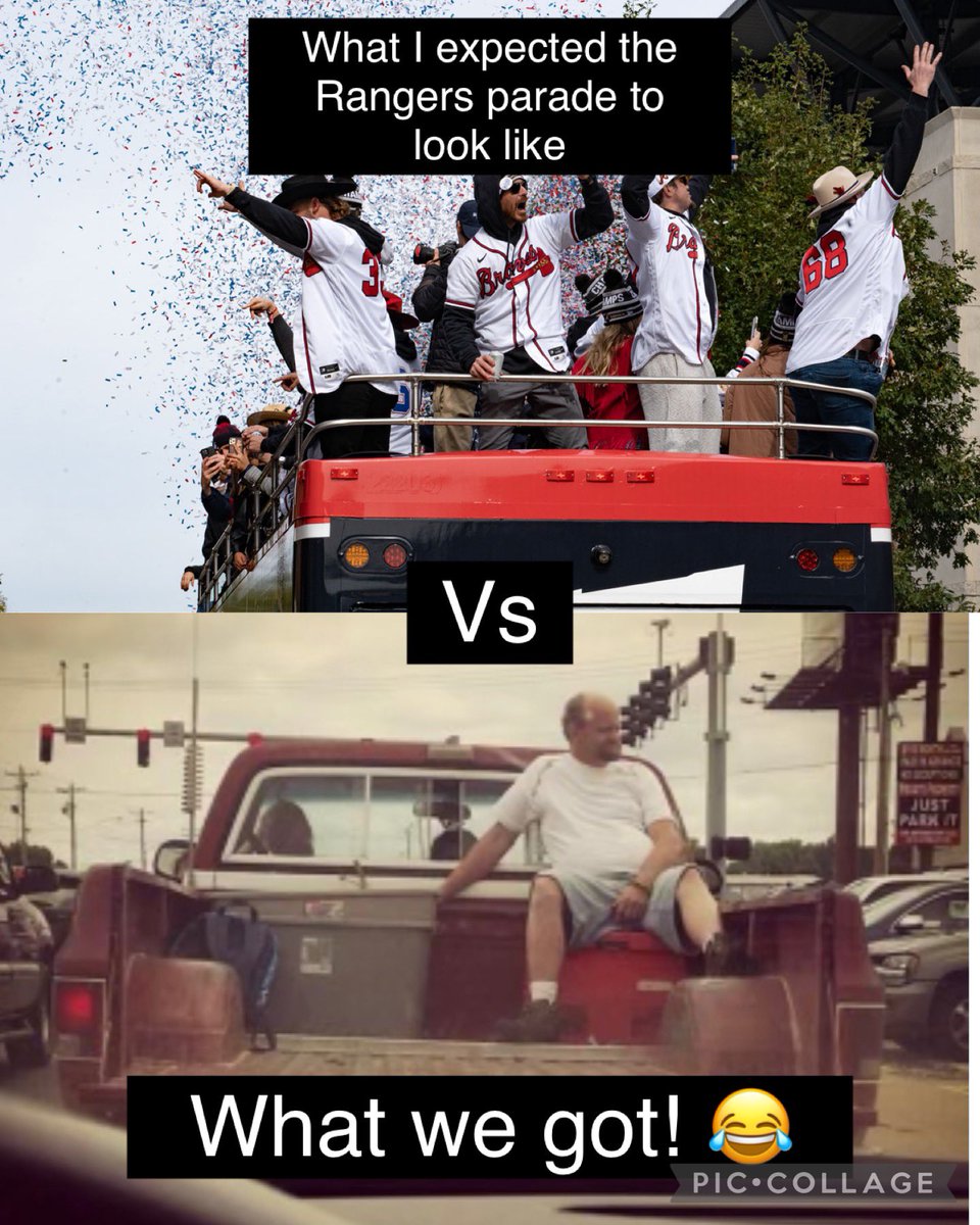 What I expected the Texas rangers parade to look like vs what we got 
#texasrangers #WorldSeries2023