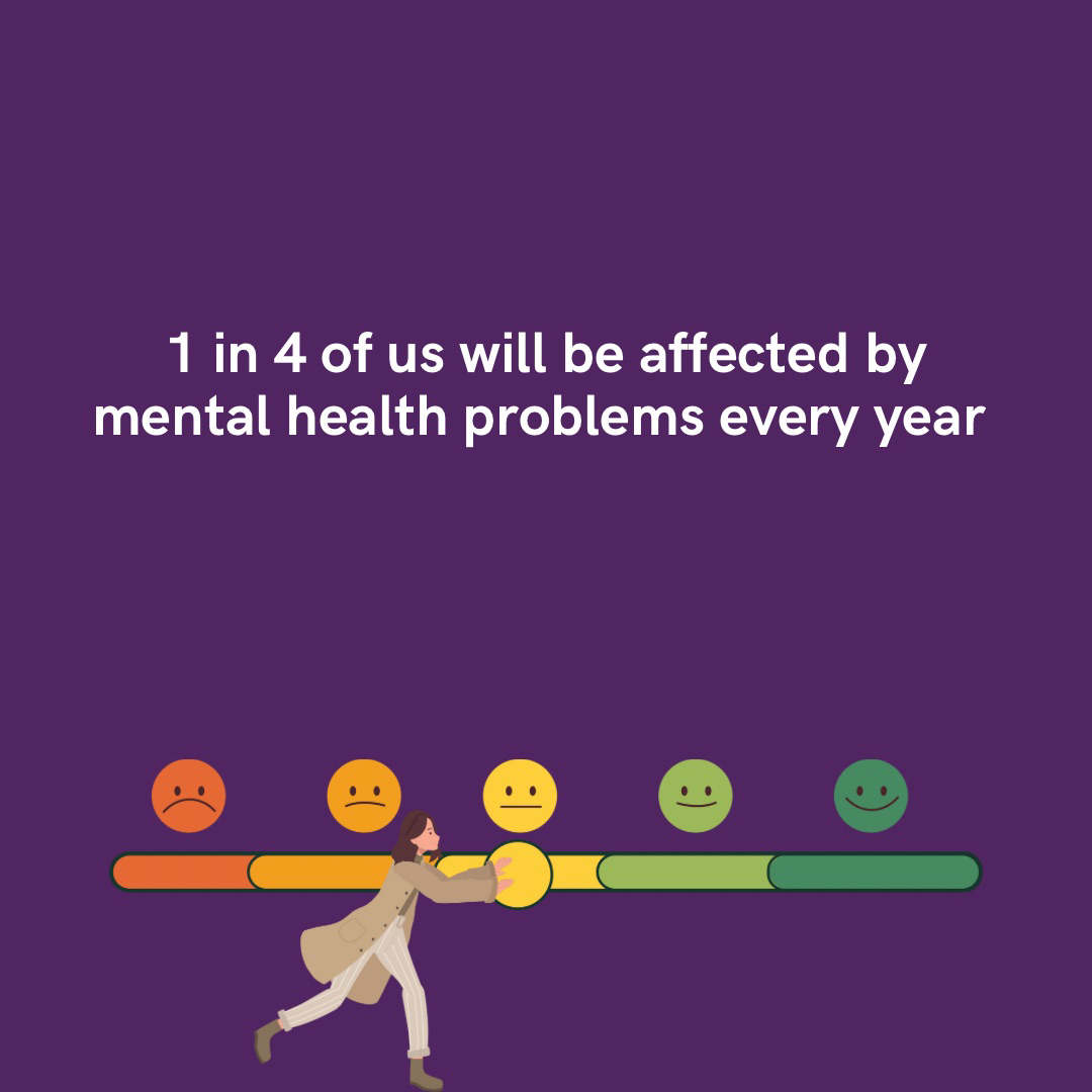 (Source: Mind)

Mental health problems are increasing. Care for mental health has traditionally been reactive. However, evidence now supports a proactive, preventative, more positive approach to mental health and well-being.

#mentalhealth #mentalhealthawareness #mentalwellbeing
