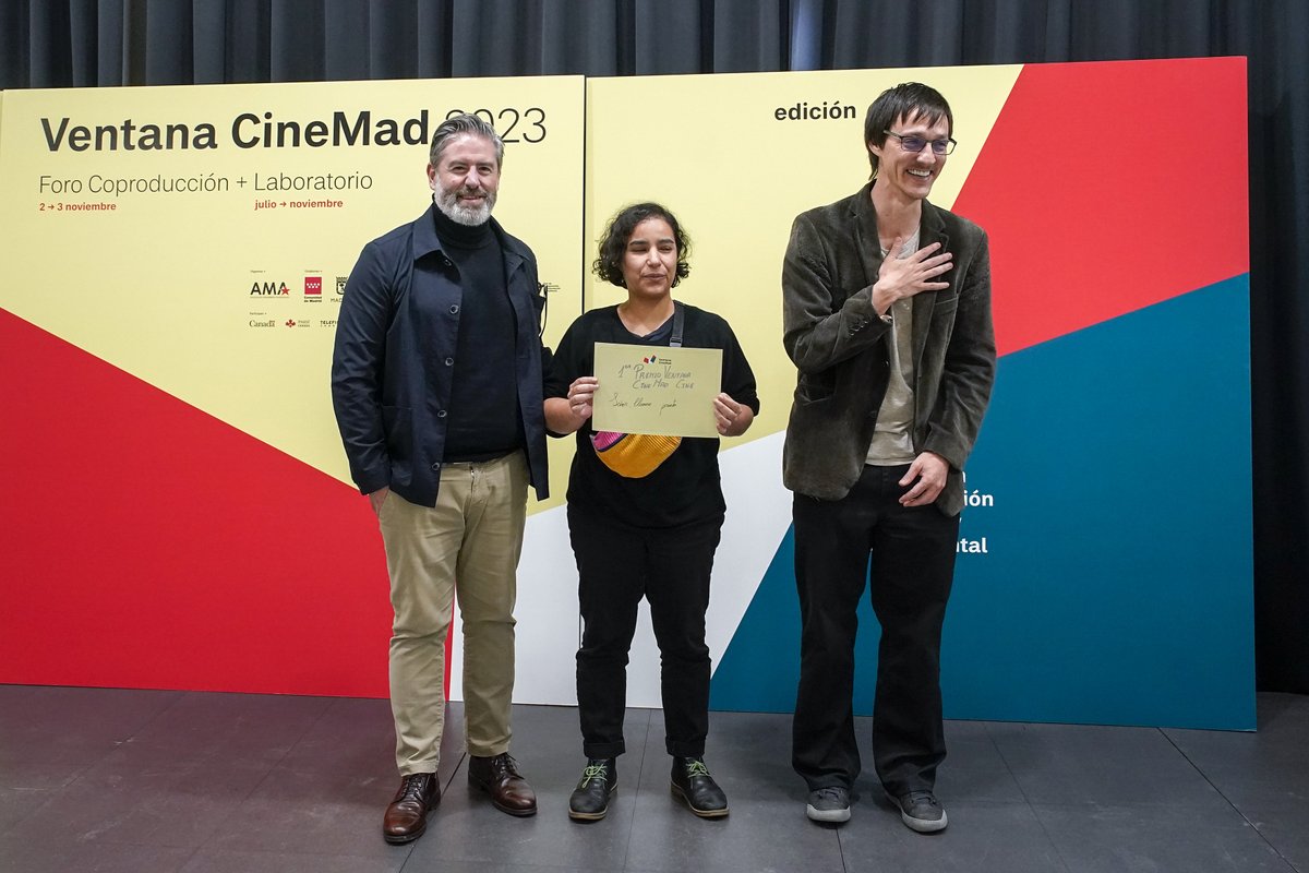 AMA_audiovisual's tweet photo. 🏆El 1er Premio #VentanaCineMad Cine, con una dotación económica de 15.000€, lo ha ganado el largometraje #documental #SeñorLlévamePronto, del director y productor Guillermo F. Flórez que cuenta con la coproducción de La Société du Sensible (Nadége Labé).
🔽 https://t.co/UfXUYwSgkG