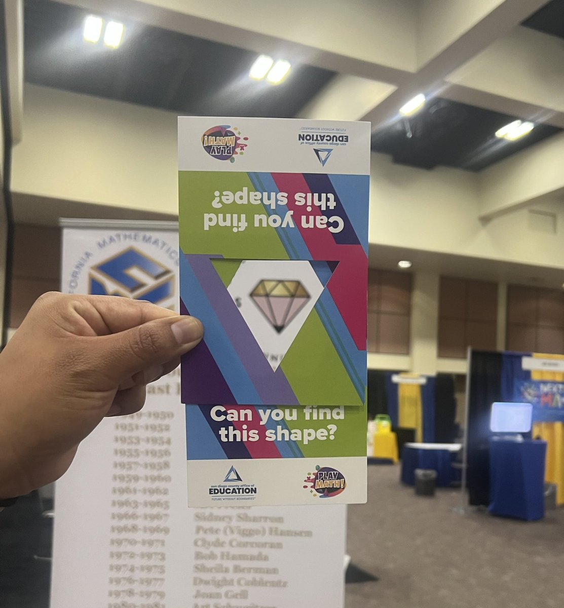 Come and find shapes with us in the HUB! #cmcmath