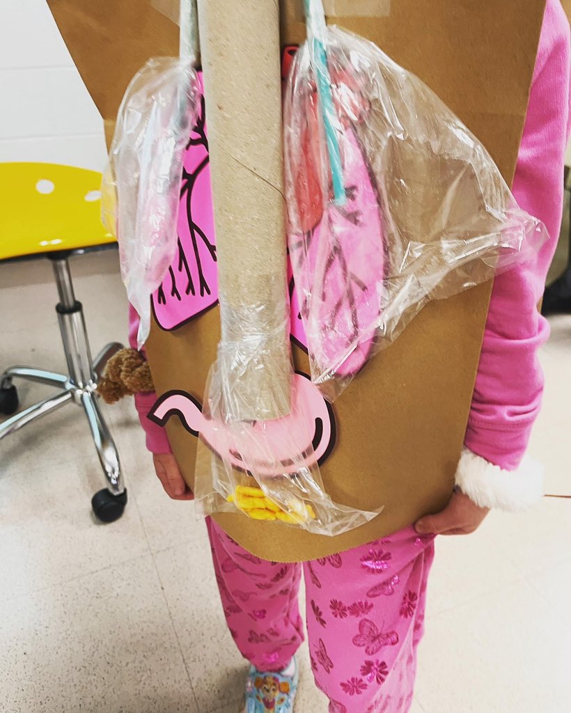 mspiazza44's tweet photo. Mrs. Kovalsky leads our Kindergarten as they share their knowledge of how the human body works with our 7th grade science class!🫀🫁 💛💙 @HTSKovalskyRN https://t.co/835gbXFKlw