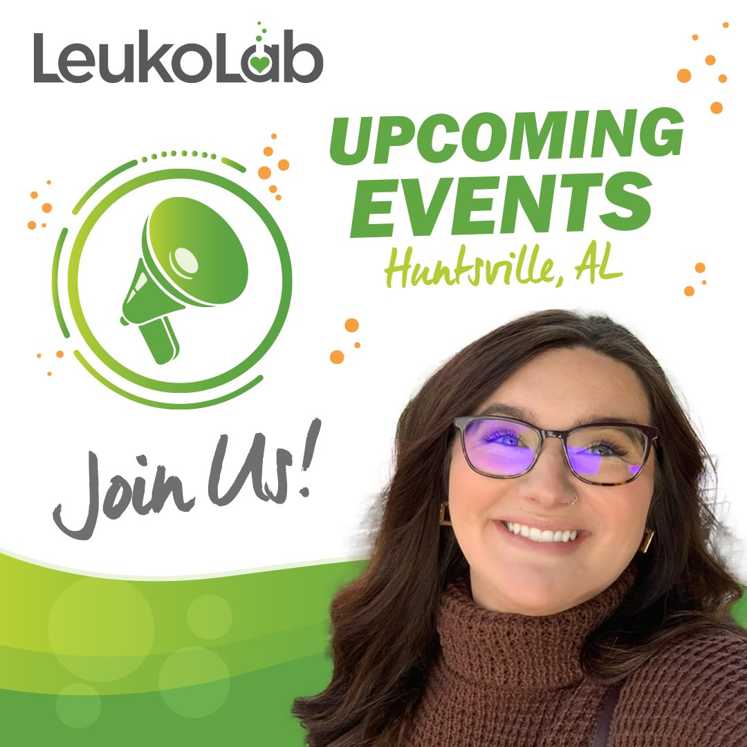 LeukoLab_donate's tweet image. #LeukoLab will be in Huntsville, Alabama! 
•  
11/4: Delta Zeta Sorority Annual Chili Cook-Off 
11/8: University of Alabama in Huntsville (UAH) 
•  
#LeukoLab  
#AllCells  
#DiscoveryLifeSciences  
#California  
#Massachusetts  
#Alabama  
#Huntsville  
#DonateBlood