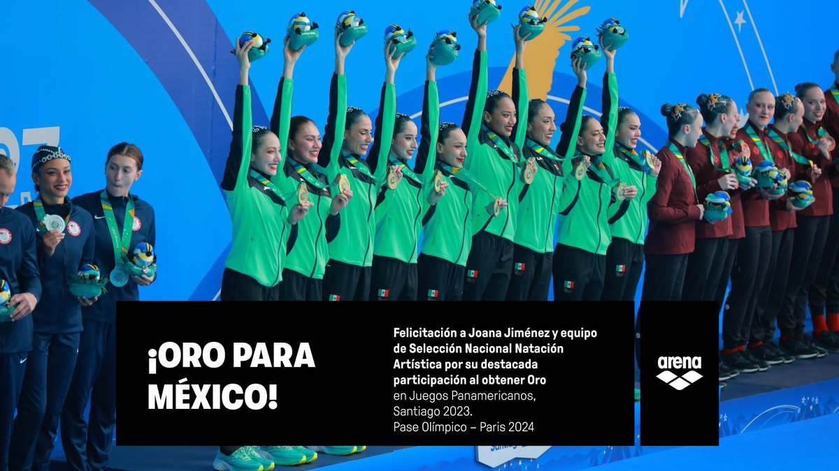 ¡MUCHAS FELICIDADES! 
por obtener oro con su gran participación. 
🏅🙌🇲🇽
<a href="/NuriaDiosdado/">Nuria Diosdado</a>
<a href="/JoanaJimenezMX/">Joana Betzabe Jimenez OLY</a>
<a href="/COM_Mexico/">Comité Olímpico Mexicano</a>