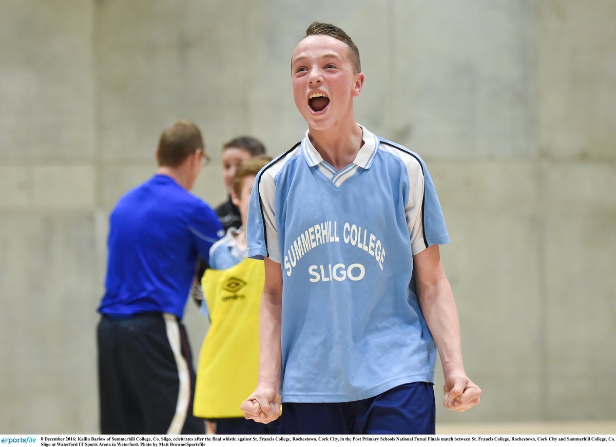 faischools's tweet photo. 💫 SHARP SHOOTER
👣 #PlayerPathway
🎓Kailin BARLOW 🏫 @cicsummerhill
🔙 2⃣0⃣1⃣6⃣
🔝 Goal scorer in First Year Boys National Futsal Finals
🥇 First Year Boys Connacht & National Futsal Champions
🔙 2⃣0⃣1⃣8⃣
💚🤍🧡 #SAFIB #VictoryShield https://t.co/2giqC9NAEi