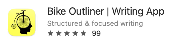 jessegrosjean's tweet photo. Bike Outliner reaches for 100 in the Mac App Store (US) https://t.co/RYyLUVdIvl
