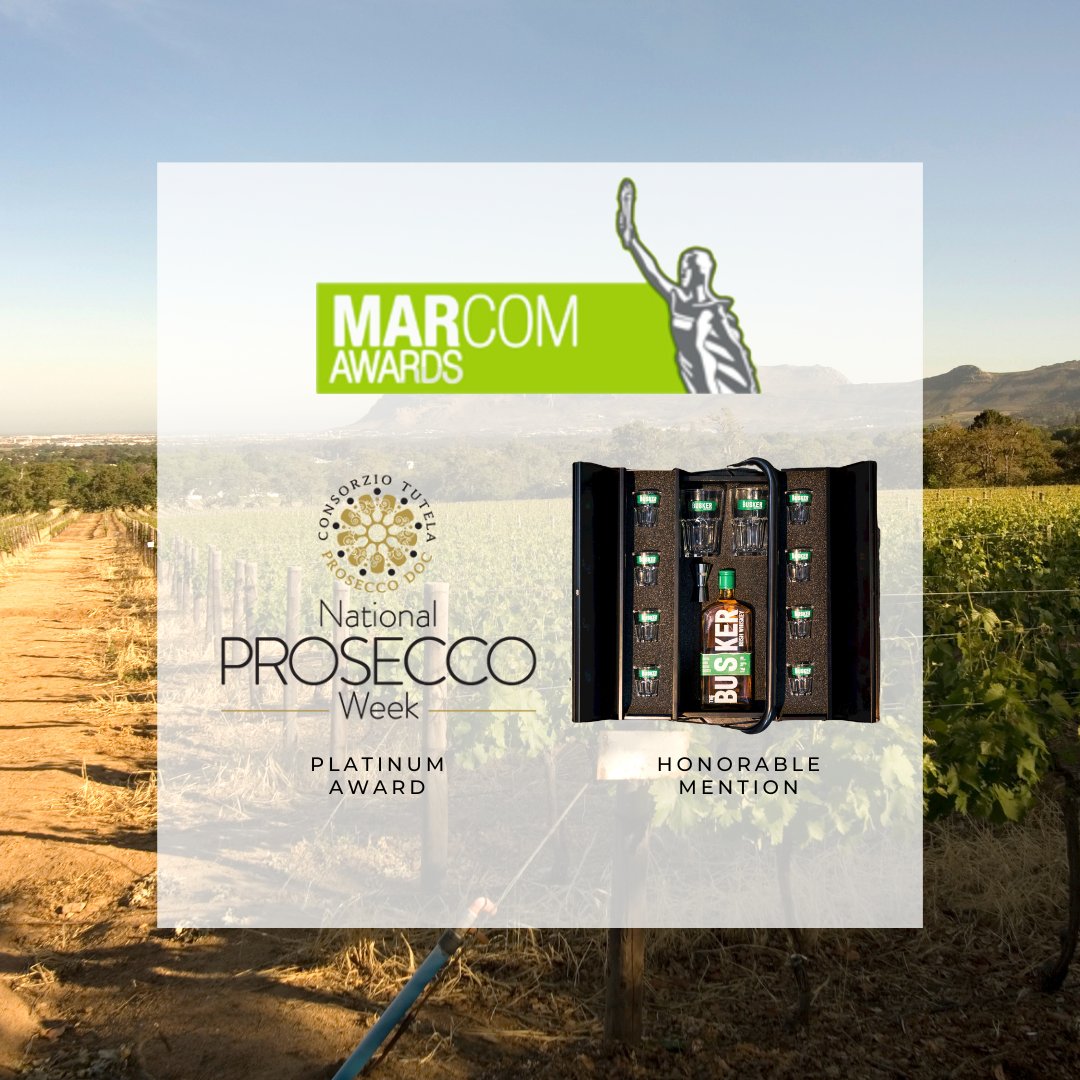 We are thrilled to announce that National #ProseccoDOC Week has received the Platinum Award and #TheBusker Party Kit has received an honorable mention at the #MarComAwards for the very first time! This milestone is a testament to the dedication of our incredible teams at C&amp;P. 🏅