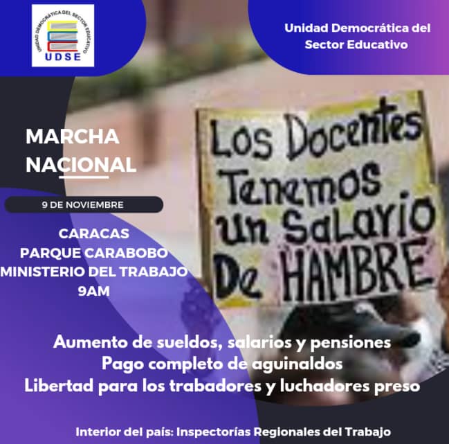 ✏️ Aumento Salarial Ya, Indexación Salarial, Art. 89 y 91 CRBV, Salario Digno, Contrato Indexado al Dólar, Respeto a los Derechos Laborales, Derechos Humanos, Restitución de todos los Beneficios Conculcados, No a la Esclavitud Laboral, No más Salarios de Hambre.