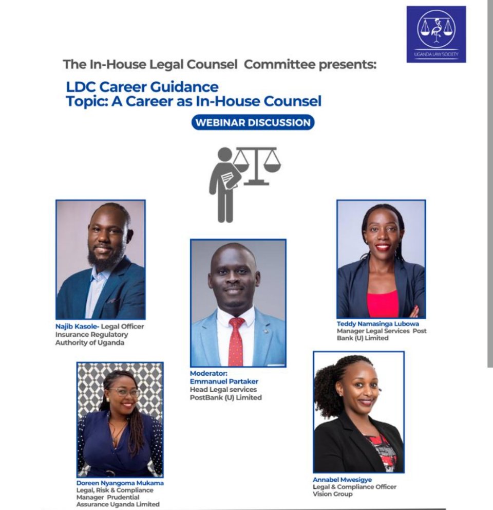 deaflawyers's tweet photo. DLAW Fellow, Timothy Egwelu, recently participated in a career guidance session for lawyers aspiring to work as in-house counsel. The event, was conducted over the video conferencing platform Zoom. https://t.co/aQr9xY1v7E