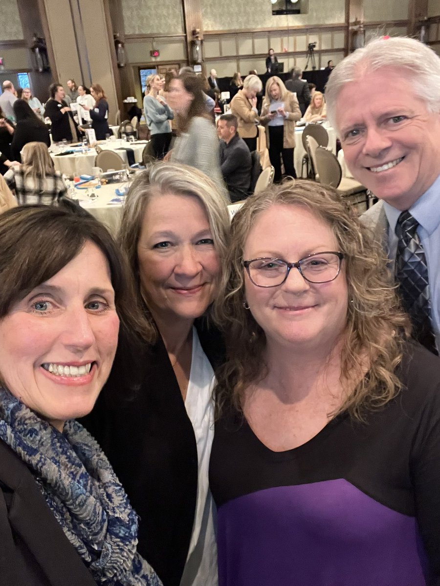 Congratulations to Christy Cheek and Lisa Payne who were recognized at the WomanUP 2023 Awards today! #BCSF #Dedication <a href="/BuncombeSchools/">Buncombe Schools</a>  🏆