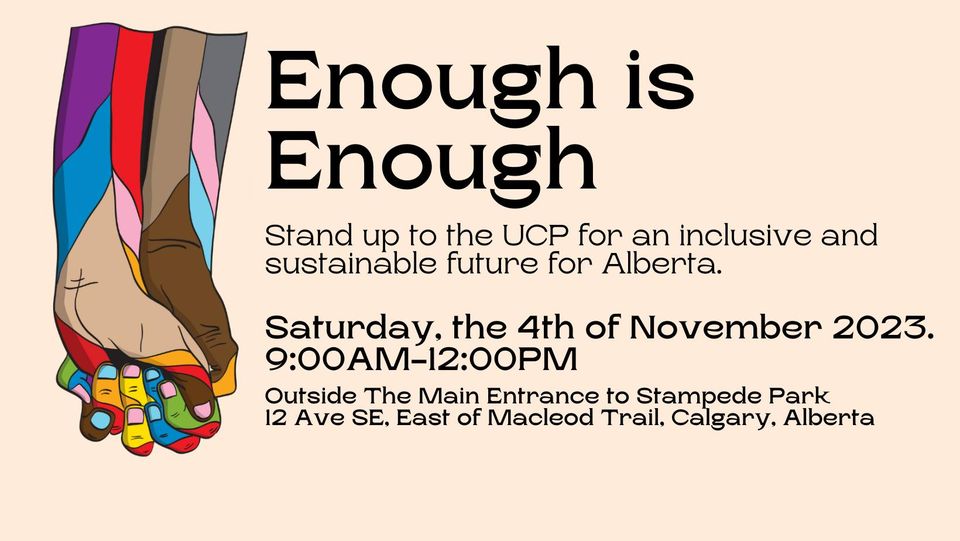 Resolutions being voted on by UCP members:
Against EDI offices and funding
Ending supervised consumption site funding
Refusing transgender women in women's correctional facilities
Prohibiting  '15-minute cities'
Opposing net-zero power rules

fb.me/e/12clg2RwJ