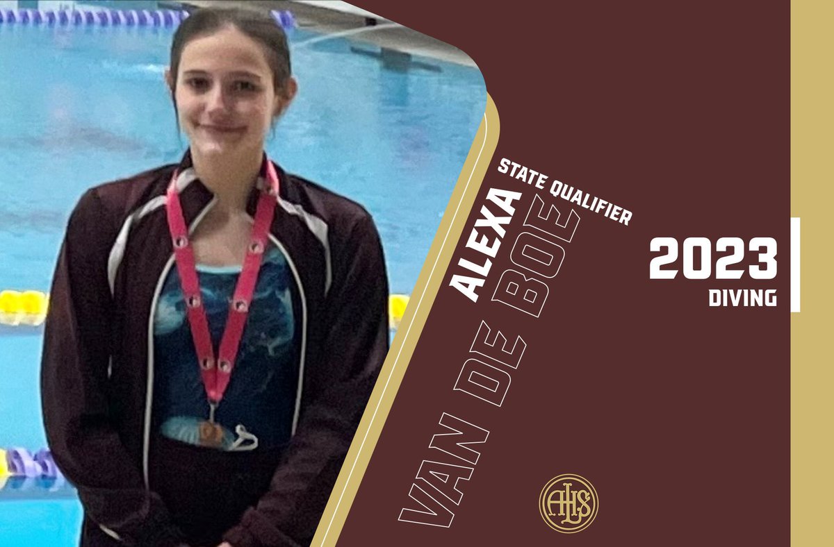Congratulations to LHS Diver Alexa Van De Boe for qualifying for the State Swim and Dive meet next week!